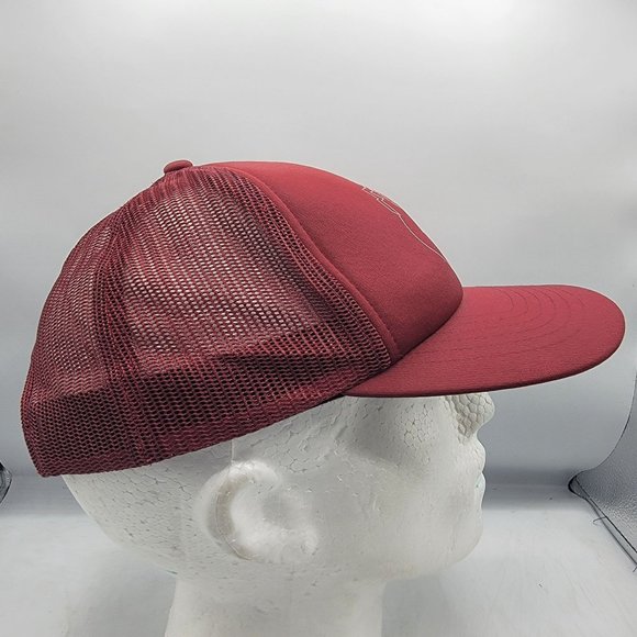 Fox Racing Repented Adults Dark Red Trucker Hat Breathable Adjustable Comfort - Picture 4 of 10